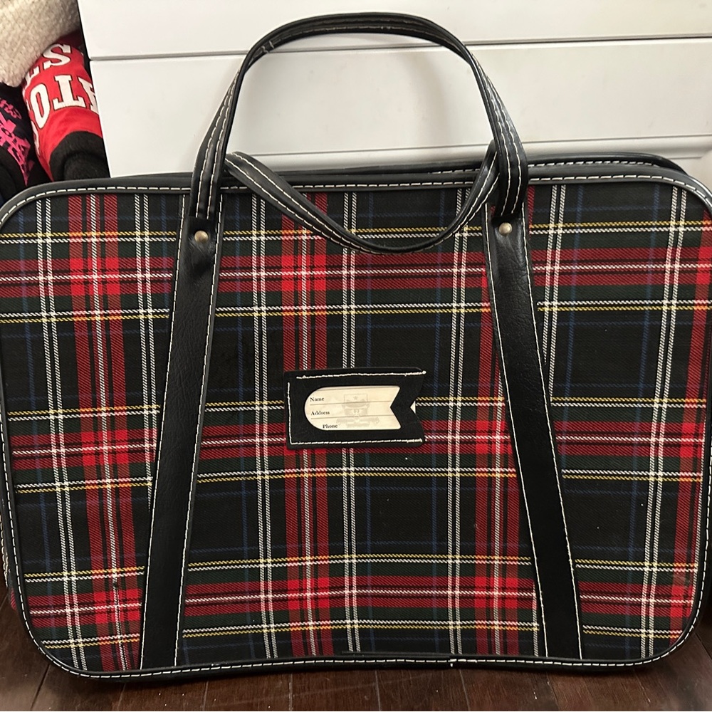 Vintage picnic tote